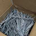 6.3-Inch Galvanized Heavy-Duty Landscape Stakes, (300-Pack) Spiral Metal Turf Spikes for Artificial Grass, Paver Edging, Weed Barrier, Securing Fences and More