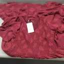 dowerme Maxi Dresses for Women 2026 Summer Ruffle Sleeve V Neck Smocked A Line Floral Boho Tiered Sundress Spring Outfit (Medium, Burgundy)