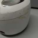 Ultrasonic Retainer Cleaner 45kHz Dental Cleaning Machine With 6 U/V Lights Adjustable Buzzer Alarm 200ML Capacity White