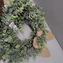 Easter Cute Rabbit-Shaped Wreath, Wall-Mounted Wreath, Door Wall Decoration, Home Garden Decorative Wreath 10x10 inches