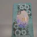 LETO Galaxy S23 Ultra Case,Folio Leather Wallet Case Cover with Fashion Designs for Girls Women,Card Slots,Protective Phone Case 6.8" White Flowers Blue Purple