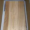 Bread Box for Kitchen Countertop Large Bread Box Farmhouse Bread Container Bread Storage with Window Bread Holder (Natural Wood)