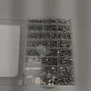 Nuts and Bolts Assortment Kit, AETTL 900 pcs Stainless Steel Metric Assorted M6 M5 M4 M3 Machine Screws Set Phillips Drive Pan Head with Flat Washers