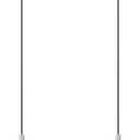 VONLUCE Pendant Lights Kitchen Island, Brushed Nickel Pendant Light Fixtures with E26 Base & Adjustable Cable, Modern Pendant Lighting with Glass Shade for Living Room Bedroom Hallway, 2 Packs