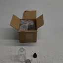 4 Pack 4oz Glass Dropper Bottles with Measured Dropper - 120ml Clear Tincture Bottles with Calibrated Glass Eye Droppers (1ml), Leakproof Essential Oil Bottle for Health, Personal Care & Beauty