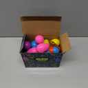 GWAHSA 24pcs Prefilled Easter Eggs with Glow in The Dark Dinosaur Figures Toys Inside Easter Basket Stuffers Gifts Birthday Party Favors Supplies for Kids Classroom Prizes Pinata Goodie Bag Fillers