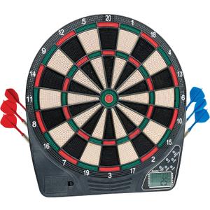 Franklin Sports Electronic Dart Board Sets - Soft Tip Electric Dartboard with Digital Scoreboard - (6) Darts Included