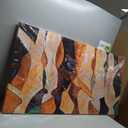 Hue7Art Modern Abstract Canvas Wall Art Colorful Contemporary Figurative Painting Minimalist Poster for Living Room Bedroom Office Above Sofa Wall Decor 29x58 Inch