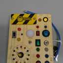 Busy Board for Toddlers - Montessori Educational Toy for 1-3 Year Old Boys & Girls | Travel-Friendly Sensory Learning Activity | Ideal for Kids with Autism(Clocks Busy Board)