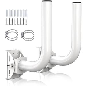 Universal Wireless Bridge Bracket Mount, 2-Pack Pole and Wall-Mounted for Outdoor Point to Point WiFi Access Point CPE Client Bridge