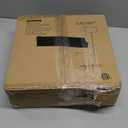 LALISU Bedroom Floor Lamp Farmhouse Floor Lamps for Living Room Mid-Century Pole Lamp Linen Lamp Shade, Standing Tall Lamps for Bedrooms and Office (White)