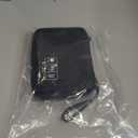 Lacdo Hard Travel Electronic Organizer Case for MacBook Power Adapter Charger, Cables, Apple Pencil, Mouse, Power Bank, USB Flash Disk,SD Card Small Protective Portable Accessories & 3 Cable Tie,Black