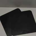 Toaster Oven Liners for Bottom of Oven (2 Pack) Reusable Non-Stick Heat Resistant Toaster Liners, Compatible with Ninja, Cuisinart, Emeril Lagasse & More, Toaster Mat, 12"x12" (Black)