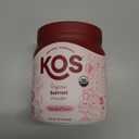 KOS Organic Beet Root Powder, USDA Organic - Natural Nitric Oxide Booster, Superfood Plant Based Beetroot Antioxidant, Supports Active Lifestyle & Healthy Circulation, Soy & Gluten-Free - 90 Servings, Best By 11/11/2027