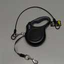 Fida Retractable Dog Leash, 16 ft Dog Walking Leash for Small Dogs up to 26 lbs, 360 Tangle Free, Black