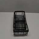 EUDELE Adhesive Shower Caddy, 5 Pack Rustproof Stainless Steel Bath Organizers With Large Capacity, No Drilling Shelves for Bathroom Storage & Home Decor (XL size, Black)