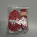 Lionet Paws Silk Collar and Leash Set, Adjustable Comfortable Red Collar with Metal Buckle for Small to Large Dogs, Neck 16-24 Inches