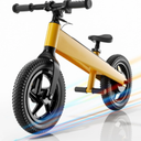 Electric Bike for Kids, Electric Balance Bike for Ages 3-8 Years Old,Kid Electric Motorcycle with 2 Speed Modes,Push-Button Brakes,12 Inch Dirt Off-Road Tire and Adjustable Seat