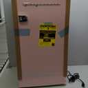 Frigidaire EFR376 Retro Bar Fridge Refrigerator with Side Bottle Opener, 3.2 cu. Ft, Pink/Coral