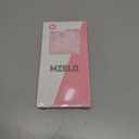 MZELQ Compatible with iPhone 17 Pro Max Case 2025 Silicone Card Holder, Cute Pattern Rose Flower Floral Cover for Girls Women -Pink