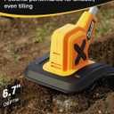 20V Cordless Tiller Cultivator for Gardening, 2x4.0Ah Batteries