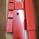 Adjustable Door Security Lock Bar, Commercial Shed Outswing Door Security Bar Fit for 32" to 42" Exterior Opening Door, Anti-Theft Barricade Lock for Jobsite Office, Warehouse, Trailer Door