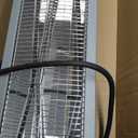 Uthfy 37 Inch Outdoor Electric Patio Heater, 1500W Infrared Heater with Remote, 12H Timer, IP65 Waterproof, Portable Tower Heaters for Home, Garage, Porch, Shop, Backyard, Indoor and Outdoor Use