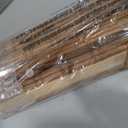 LazBlinds No Tools No Drill Cordless Bamboo Roman Shades, Light Filtering Window Treatment, Roll Up Bamboo Blinds for Windows 23'' W x 48'' H, Ceylon Light Russet