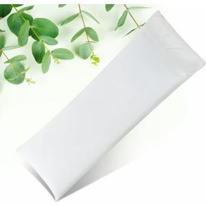 STNOMY Premium Eucalyptus Lyocell Pillowcase Soft Body Pillow case Body Pillow Cover Long Pillow case 20X54 inches White