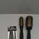 Round Brush for Blow Drying,Ceramic Barrel & Antistatic Bristles, Salon Blowout Hair Styling for Wet or Dry (Includes 4 Clips)