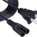 8ft Power Cord Replacement for Denon DHT-S216 DHT-S217 DHT-S416 DHT-S218 DHT-C210 Home 550 Soundbar 8 inch DHT-S517 Home Subwoofer 2 Prong IEC C7 AC Cable