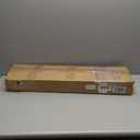 Cumbor 29.243" Baby Gate for Stairs, Wall-Mounted (Drill Required), Expandable No Bottom Bar Dog Gate, Auto Close Extra Wide Walk Thru, Pet & Toddler Proof Gate, Top & Bottom of Stairways(Black)