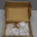 Alzassbg 10 Pack Champagne Bronze Cabinet Knobs, 2 Inch(50mm) Knurled Kitchen Hardware T Bar Knobs for Cabinets and Drawers AL6087BRG (Single Hole Knobs)