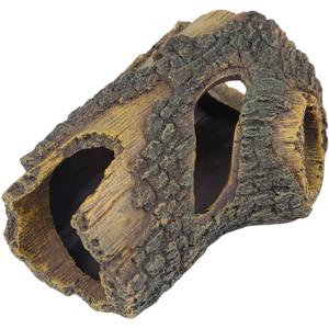 NOLITOY 1pc Reptile Shelter Decor Resin Artificial Tree Trunk for Fish Tank Landscaping Aquarium Ornament Lightweight and Colorfast Underwater Decor