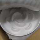 Melamine Slow Feeder Cat Bowls - Set of 3 Cat Food Dishes - Fun Maze Design for Slow Feeding - Dishwasher Safe - White, Blue, Green