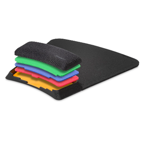 Kensington SmartFit Mouse Pad with Ergonomic Wrist Rest (K55793AM), Black, 10.4" x 10.3", 10.4L x 10.3W inches