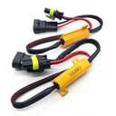 O-NEX 9006 LED Load Resistor Kit 50W 8ohm Headlight Bulb Relay Harness Adapter Anti Flicker Error Decoder Warning Canceller