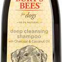 Burt's Bees for Dogs Care Plus+ Natural Deep Cleansing Charcoal & Coconut Oil Shampoo | Dog Shampoo to Naturally Purify and Replenish Dog's Skin & Coat | pH Balanced for Dogs - Made in USA, 16 Oz
