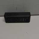 Surge Protector Outlet Extender - with Rotating Plug, 6 AC Multi Plug Outlet with 4 USB Ports (2 USB C), 1800 Joules, 3-Sided Swivel Power Strip with Spaced Outlet Splitter for Dorm, Office, Black