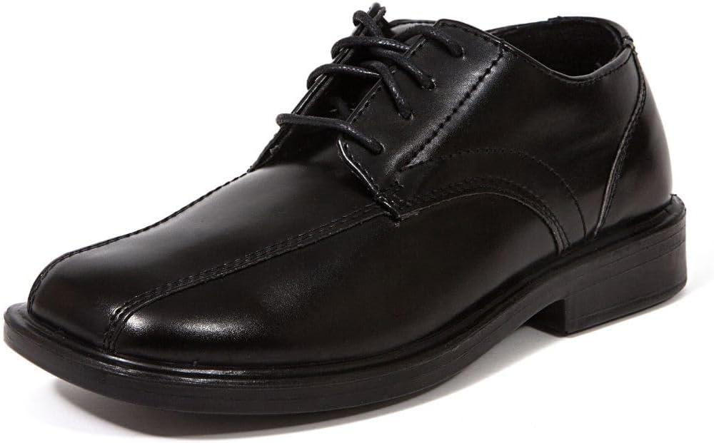 Deer Stags Gabe Lace-Up Dress Oxford, Black, 1 M US Little Kid