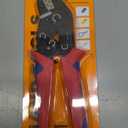 Crimping Tool with Ratchet, Ratcheting Wire Crimper Tool for Open Barrel Terminal Connectors, Electrical Crimping Tool, Crimping Pliers for 20-14 AWG