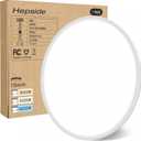 hepside 15.8INCH Big Dimmable Flush Mount Ceiling Light Fixture White, 3CCT 3000/4500/6000K Ceiling Lamp, 36W 4200LM Super Bright Low Profile Light for Bedroom, Kitchen, Bathroom, Hallway, 15.8Inch-1pack