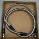 ASTROSYNC Fuel Tank Hoses Fits for Chevrolet Silverado GMC Sierra 2500HD/3500HD 6.6L Duramax Turbo Diesel V8, Truck Fuel Tank Pipe Tube Replace 15167372 15077513 Stainless Pair