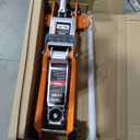Low Profile Car Jack, 2.5 Ton (5,000 lb) Hydraulic Trolley Floor Jack for Garage, Home, Shop, Lifting Range 3.35" to 14.57", Orange
