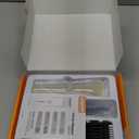 oneisall Cordless Horse Clippers,Low Noise 2 Speed Grooming Clippers,Horse Trimmer Shaver Kit for Matted Long Hair,Detachable Stainless Steel Blade Grooming Kit for Thick Coat (Gold)