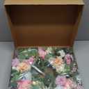 Spring Wreaths for Front Door,Summer Wreath with Peony Rose and Dahlia Flowers,24 Inch Floral Door Wreath for All Seasons Outside Outdoor Indoor Wall Wedding Holiday Home Decor (Multicolor)