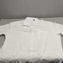 J.VER Men's Cotton Linen Short Sleeve Shirts Casual Lightweight Button Down Shirts Vacation Beach Summer Tops with Pocket, Size XL