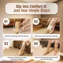 Stocking Donner Sock Aid Tool for Compression Socks Men or Women - Strong Metal Design with Soft Foam Grips - Dressing Aid Hip Kit for Easy Use with Stockings and Compression Socks - Regular