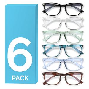 MIGSIR Blue Light Blocking Glasses for Computer Gaming, Fashion Fake Helps Reduce Screen Fatigue Eyeglasses for Women Men +1.0