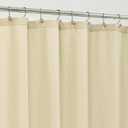 ALYVIA SPRING Cream Fabric Shower Curtain Liner Waterproof - Soft & Light-Weight Cloth Shower Liner with 3 Magnets, Hotel Quality & Machine Washable - Standard Size 72"x72", Cream